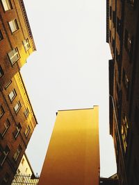 Low angle view of buildings against sky