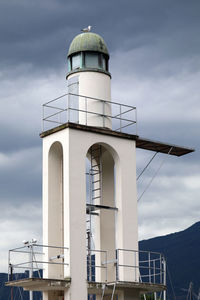 Low angle view of built structure against sky