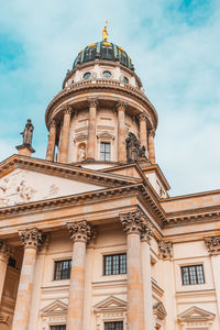 Low angle view of building against sky