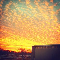 Scenic view of sky at sunset