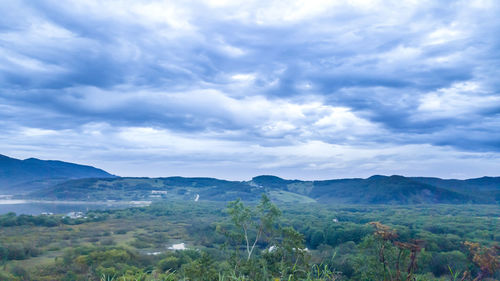 Scenic view of landscape against sky