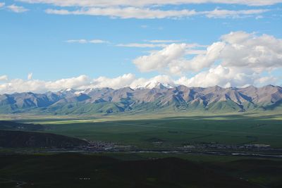 Scenic view of landscape against sky