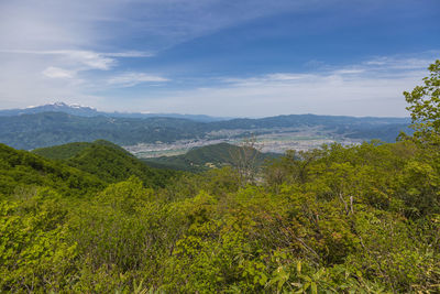 Scenic view of landscape against sky