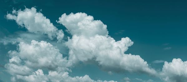 Low angle view of clouds in sky