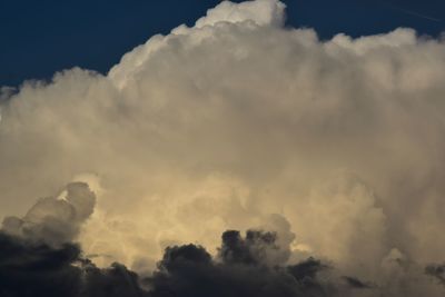 Low angle view of clouds in sky