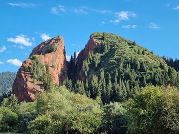 Scenic view of mountain against sky