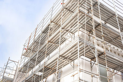 Low angle view of built structure against sky