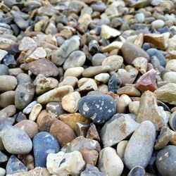 Full frame shot of pebbles