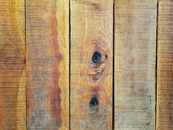 Full frame shot of wooden fence