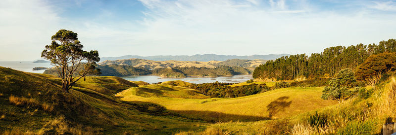 Panoramic view of landscape against sky