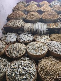 Close-up of food for sale at market stall