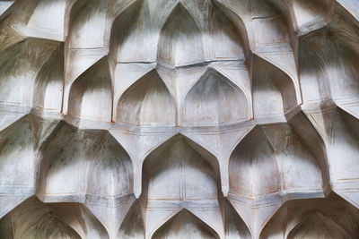 Low angle view of ceiling of building