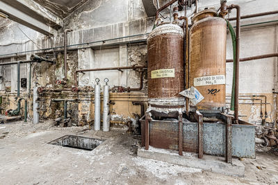 Abandoned paper mill