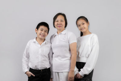 Portrait of a smiling young couple