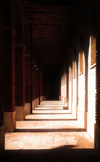 Corridor of building