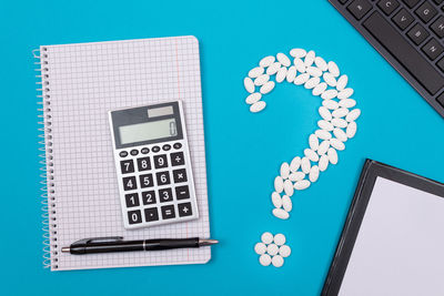 Directly above shot of computer keyboard