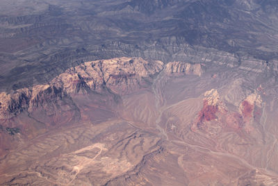 Aerial view of mountain landscape