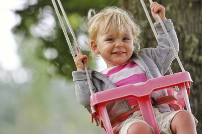 Portrait of toddler girl