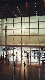 View of people at airport