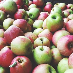 Full frame shot of fruits in market