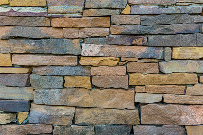 Full frame shot of stone wall