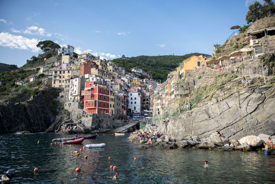 Buildings at waterfront