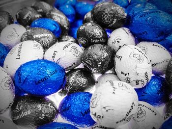 Full frame shot of multi colored balls