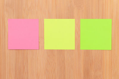 Close-up of multi colored pencils on paper