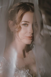 Portrait of young woman