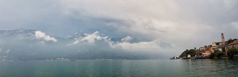 Panoramic view of sea against sky