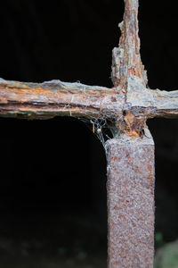 Close-up of rusty metal