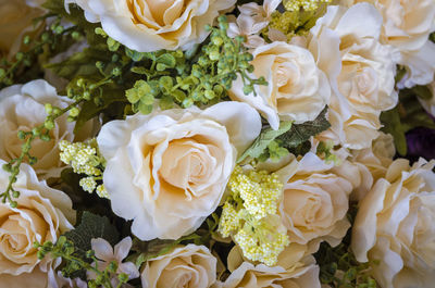 Close-up of rose bouquet