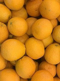 Full frame shot of oranges