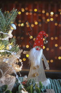 Close-up of christmas tree