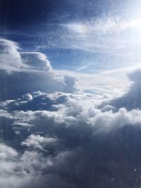 Scenic view of cloudy sky