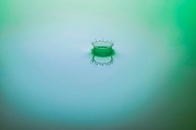 Close-up of water over white background