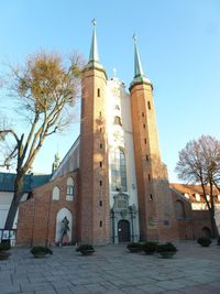 Low angle view of historic building against sky