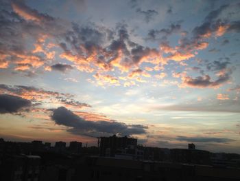 Cityscape at sunset