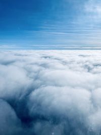 Low angle view of clouds in sky