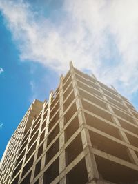 Low angle view of building against sky