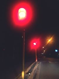 Road at night