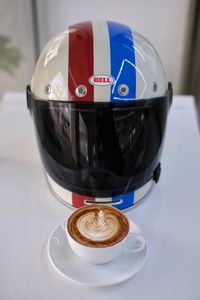 Close-up of coffee on table