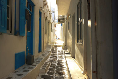 Interior of abandoned building