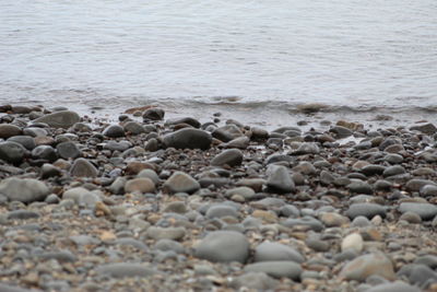 Rocks on beach