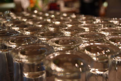 Close-up of wine glass on table