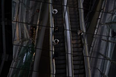 Low angle view of ceiling of building