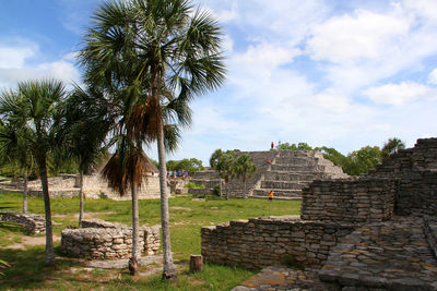 View of old ruin building