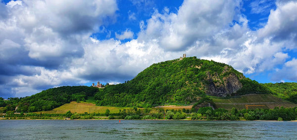 Panoramic view of sea against sky