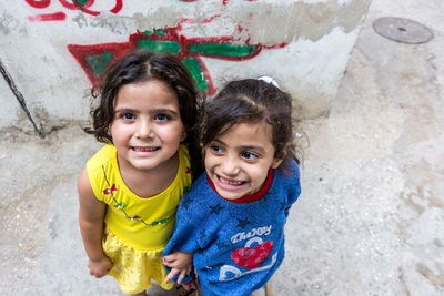 Portrait of a smiling girl