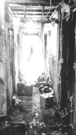 Interior of old building